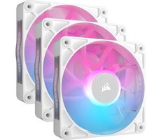 Corsair iCUE LINK RX120 RGB Triple 3ks biela / 120mm / Magnetic Dome Bearing / 2100 RPM / 73.5 CFM / 4-Pin