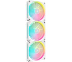 Corsair iCUE LINK LX120 RGB 3ks biela / 120mm / Magnetic Dome Bearing / 2400 RPM / 69.9 CFM / 4-Pin
