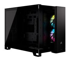 Corsair iCUE LINK 2500X RGB čierna / Micro-ATX / 1x USB-C 3.2 / 2x USB-A 3.2 / 2x 120mm RGB / bez zdroja