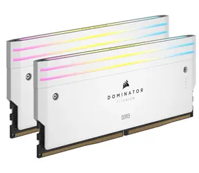 Corsair Dominator Titanium White 48GB (2x 24GB) DDR5 7200MHz/CL36/DIMM/XMP/RGB/1.4V
