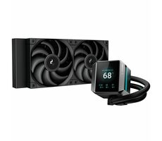 DEEPCOOL MYSTIQUE 240 čierna / 2x 120mm / Fluid Dynamic Bearing / 36.49 dB @ 2150 RPM / AMD + Intel
