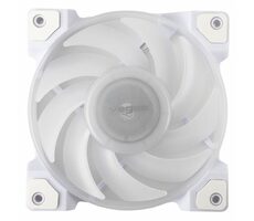 Akasa VEGAS A12 biela / 120mm / Dual Ball Bearing / 32.7 dB @ 2000 RPM / 52.3 CFM / 4-Pin PWM