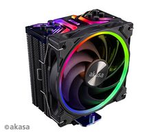 Akasa Soho H4 PLUS / 1x 120mm / Hydro Dynamic Bearing / 31.8 dB @ 2000 RPM / 52.91 CFM / AMD + Intel