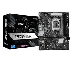 ASRock B760M-H2/M.2 / B760 / LGA 1700 / 2x DDR5 / PCIEx16 / 1x 2.5GLAN / mATX