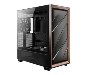 Antec Flux čierna / E-ATX / 2x USB-A / 1x USB-C / 4X 120mm / 1x 140mm / bez zdroja / priehľadná biočnica