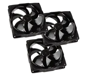 Noiseblocker NB-eLoop Fan B12-PS Black Edition 3ks / 120mm / 21.2 dB @ 1500 RPM / 58.09 CFM / 4-Pin PWM