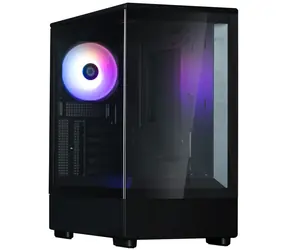 Zalman P10 čierna / mATX / 1x USB-A 3.0 / 1x USB-C 3.0 / 1x 120mm ARGM / bez zdroja / priehľadná bočnica