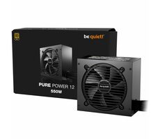 be quiet! Pure Power 12 550W / ATX 3.1 / 550W / 80 PLUS Gold / Aktívne PFC / nemodulárne