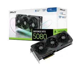 PNY RTX 5080 OC Triple Fan 16GB / 2730MHz / 16GB GDDR7 / 256-bit / 1x HDMI + 3x DP / 850W (16)