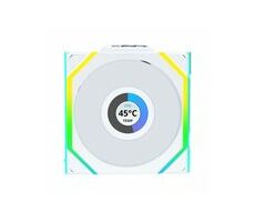 Lian Li UNI FAN SL Wireless LCD / ARGB / Obrátená čepeľ / 120mm / 1900rpm / 31dBA / 51.4 CFM / 4 pin