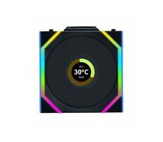 Lian Li UNI FAN SL Wireless LCD Čierny / ARGB / 120mm / 1900rpm / 29.5dBA / 58 CFM / 4 pin