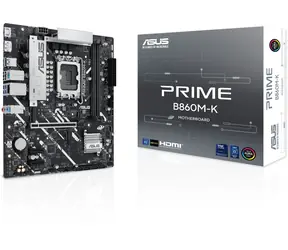 ASUS PRIME B860M-K / B860 / LGA 1851 / 4x DDR5 / PCIEx 16 / 2.5GLAN / mATX