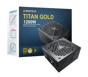 Montech Titan Gold 1200W / ATX 3.0 / 1200W / 80 PLUS Gold / Aktívne PFC / modulárne