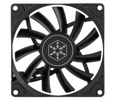 Silverstone Air Slimmer 90 čierna / 92mm / Hydraulic Bearing / 32 dB @ 2500 RPM / 45.73 CFM / 4-Pin PWM