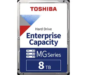 Toshiba Enterprise Capacity MG10 8TB 512e / HDD / 3.5 "/ SATA 6Gbits / 512MB cache / CMR / 7 200 rpm / Interné / 5y