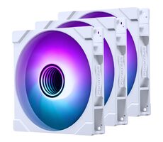 PHANTEKS M25 Gen2 PWM D-RGB 3ks biela / 140mm / Hydraulic Beraing / 36.4 dB @ 1800 RPM / 101.78 CFM / 4-Pin PWM + 3-Pin