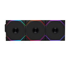 Lian Li UNI FAN TL Wireless Fan 3ks čierna / 120mm / Fluid Dynamic Bearing / 33 dB @ 2600 RPM / 90.1 CFM / 4-Pin PWM