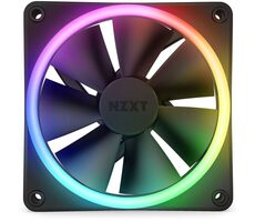 NZXT F120 RGB DUO čierna / 120mm / Fluid Dynamic Bearing / 29 dB @ 1800 RPM / 48.58 CFM / 4-Pin PWM