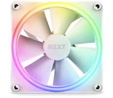 NZXT F120 RGB DUO biela / 120mm / Fluid Dynamic Bearing / 29 dB @ 1800 RPM / 48.58 CFM / 4-Pin PWM