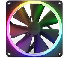 NZXT F140 PWM čierna / 140mm / Fluid Dynamic Bearing / 32.5 dB @ 1800 RPM / 89.48 CFM / 4-Pin PWM