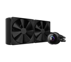 NZXT Kraken 280 čierna / 2x 140mm / Fluid Dynamic Bearing / 32.1 dB @ 1500 RPM / 99.68 CFM / AMD + Intel