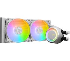 MSI MAG CoreLiquid I240 biela / 2x 120mm / 32.8 dB @ 2350 RPM / 70.7 CFM / AMD + Intel
