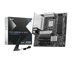 MSI PRE B860M-A WIFI / B860 / LGA 1851 / 4X DDR5 / PCIEx 16 / 5GLAN / Wi-Fi / ATX