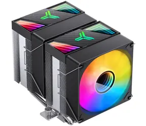 Jonsbo CR-1400 DV2 čierna / 2x 92mm / Hydraulic Bearing / 33.8 dB @ 2300 RPM / 38.2 CFM / AMD + Intel