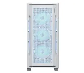 COUGAR Uniface RGB biela / PC skriňa / E-ATX / ATX / micro-ATX / mini-ITX / RGB / priehľadná bočnica / bez zdroja