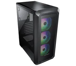 COUGAR Archon 2 Mesh RGB čierna / PC skriňa / ATX / micro-ATX / mini-ITX / RGB / priehľadná bočnica / Zdroj 600w