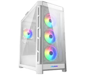 COUGAR Duoface Pre RGB biela / PC skriňa / ATX / micro-ATX / mini-ITX / RGB / priehľadná bočnica / bez zdroja 