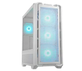 COUGAR MX600 RGB biela / PC skriňa / ATX / micro-ATX / mini-ITX / RGB / priehľadná bočnica / bez zdroja