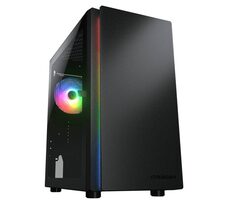COUGAR Purity RGB čierna / PC skriňa / micro-ATX / mini-ITX / RGB / priehľadná bočnica / bez zdroja