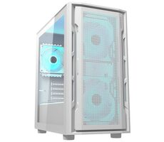 COUGAR Uniface Mini RGB biela / PC skriňa / micro-ATX / mini-ITX / RGB / priehľadná bočnica / bez zdroja