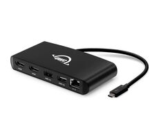 OWC Thunderbolt 3 mini rozbočovač / 2x HDMI / RJ-45 / USB-A 2.0 / USB-A 3.2 Gen 1 / USB-Betrieb