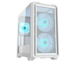 COUGAR MX600 Mini RGB biela / PC skriňa / micro-ATX / mini-ITX / RGB / priehľadná bočnica / bez zdroja 