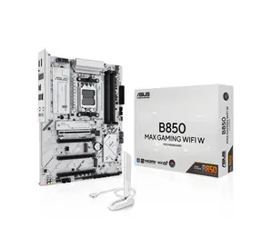 Asus B850 MAX GAMING WIFI biela / B850 / 4X DDR5 / 1x 2.5GLAN / Wi-Fi 6 / ATX