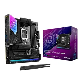 ASRock B860 Lightning WiFi / B860 / LGA 1851 / 4X DDR5 / PCIEx 16 / 2.5 GLAN / Wi-Fi / mATX