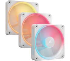 Corsair iCUE Link LX120- R RGB 3ks biela / 120mm / Hydraulic bearing / 400-2400 RPM /35.1 dB