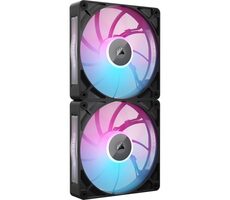 Corsair RX140 MAX RGB 2ks čierna / 140mm / Magnetic bearing / 400-1600 RPM / 36 dB