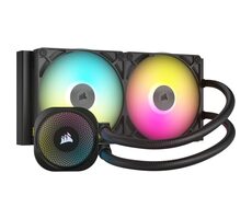 Corsair iCUE LINK Titan RGB čierna / 2x 140mm / 36dB / 300-1700 RPM / 94.7CFM / Intel + AMD