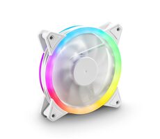 Sharkoon SHARK Blades PWM RGB biela / vetráčik / 120mm / RGB / 24.8 dBA / 1400 RPM / 94.8 m3h