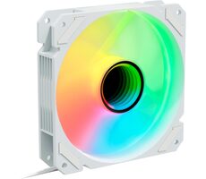 Sharkoon SHARK Mirror RGB PWM biela / vetráčik / 120mm / RGB / 26.8 dBA / 1500 RPM / 99.52 m3h
