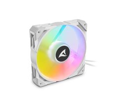 Sharkoon Rebel F50 PWM biela / vetráčik / 120mm / RGB / 35 dBA / 2000 RPM / 77.6CFM