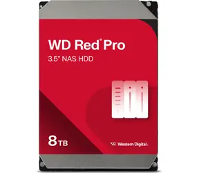 WD Red Pro WD8005FFBX 8TB / HDD / 3.5" / SATA 6GBs / čítanie: 164MBps / zápis: 164MBps / 7200RPM / 256MB cashe