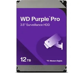 WD Purple Pro 12TB / HDD / 3.5" / SATA 6GBs / čítanie: 245MBps / zápis: 245MBps / 7200RPM / 256MB cashe / 24x7 