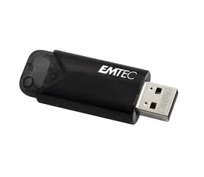 EMTEC USB-Stick 512GB B110 USB 3.2 Click Easy čierna / flash disk / USB-A 3.2 / čítanie až: 20MBs / zápis až: 10MBs 