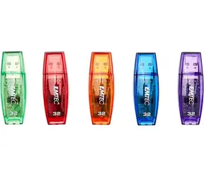 EMTEC C410 USB 2.0 32GB / 80x flash disk / čítanie: 15MBs / zápis: 5MBs