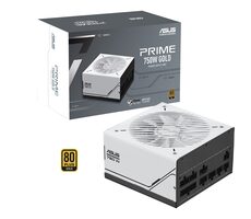 Asus Prime AP-750G biela / ATX / 750W / 80 PLUS Gold / 120 mm / modulárne