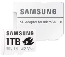 Samsung PRO PLUS Sonic the Hedgehog microSDXC 1TB + SD adaptér / UHS-1 / Class 10 / U3 / Čítanie: 180MBps / Zápis: 130MBps